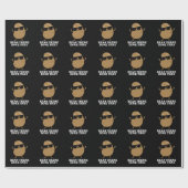 Bean daar deed dat grappige Bean Pun Dark BG Cadeaupapier (Vlak)