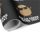 Bean daar deed dat grappige Bean Pun Dark BG Cadeaupapier (Rol Hoek)