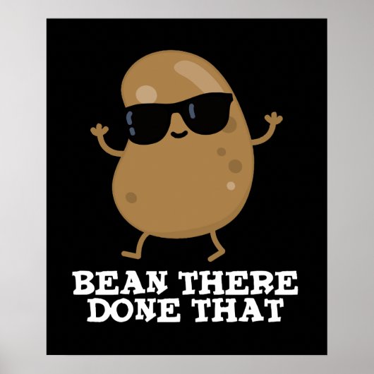 Bean daar deed dat grappige Bean Pun Dark BG Poster (Voorkant)