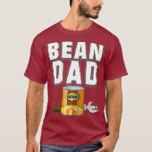 Bean Dad Beans and Can OpenBked Beans Fun T-shirt (Voorkant)