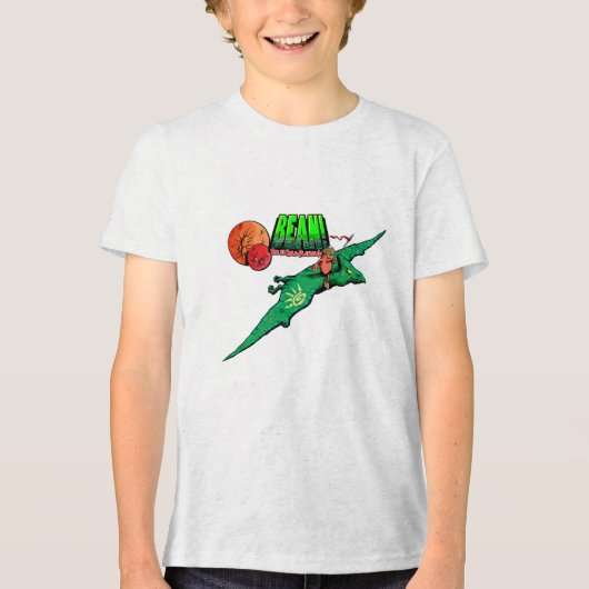 BEAN Flier Boy's  Tri-Blend Shirt (Voorkant)