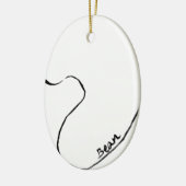 Bean Keramisch Ornament (Links)