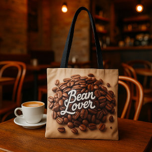 Bean Lover koffiebonen esthetisch Draagtas