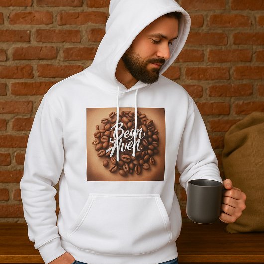 Bean Lover koffiebonen esthetisch Hoodie