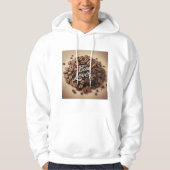 Bean Lover koffiebonen esthetisch Hoodie (Voorkant)