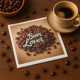 Bean Lover koffiebonen esthetisch Servet