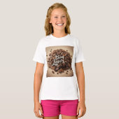 Bean Lover koffiebonen esthetisch T-shirt (Voorkant volledig)