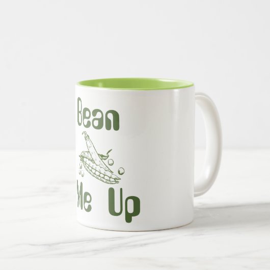 Bean me Up Coffee Mok (Voorkant rechts)