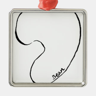 Bean Metalen Ornament