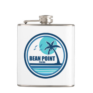 Bean Point Beach Florida Palm Tree Vogels Heupfles