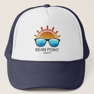 Bean Point Beach Florida zonnebril Trucker Pet