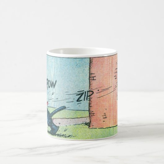 "Beande door een Brick" Wraparound Afbeelding Mok (Center)