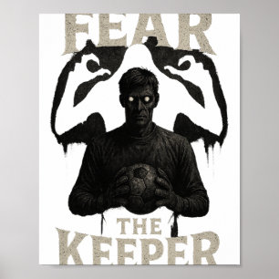 Beangstigende Voetbal Doelman Horror Angst De Keep Poster