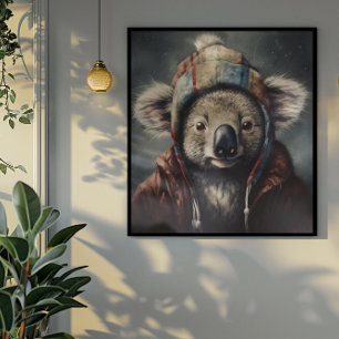 Beanie Bunch Koala Wintermuts Poster