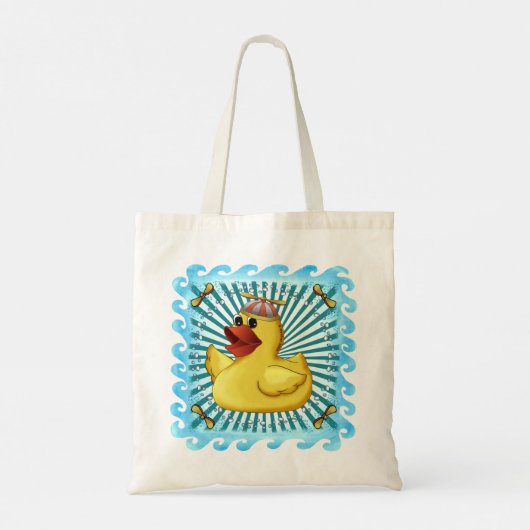 Beanie Pet Rubber Duck Tote Bag (Achterkant)