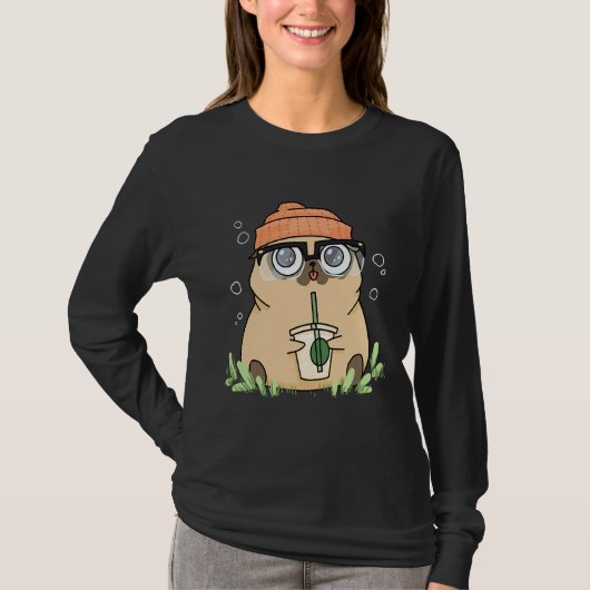 Beanie Pug Classic T-shirt 476 (Voorkant)