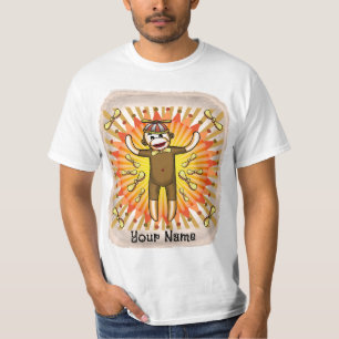 Beanie Sock Monkey T-Shirt