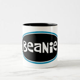 "BEANIE" TWEEKLEURIGE KOFFIEMOK