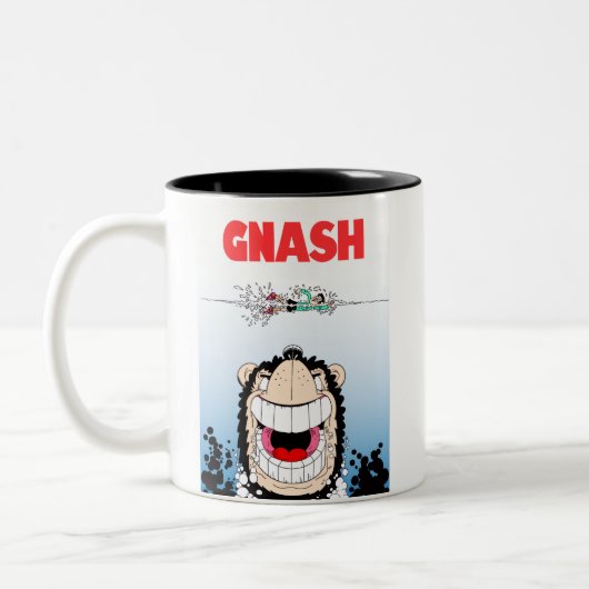 Beano Gnasher "Jaws" parodie koffie mok ☕️ (Links)