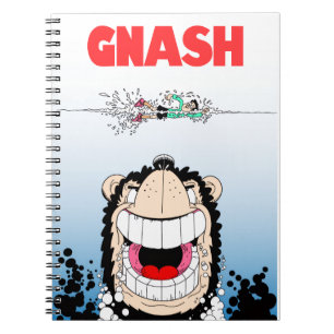 Beano Gnasher "Jaws" parodie notitieboek 📓
