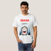 Beano Gnasher Jaws parodie T-shirt homme (Devant entier)