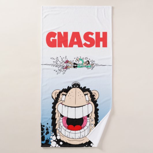 Beano Gnasher "Jaws" parodique serviette de bain � (Serviette de bain)