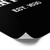 Beantown Boston Machusetts Baked Beans New England Poster (Hoek)