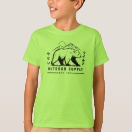 Bear adventure outdoor supply t-shirt