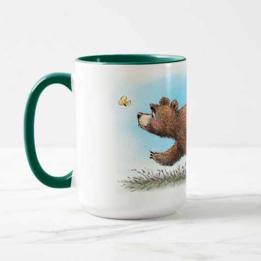 Bear and Butterfly Mug (Gauche)