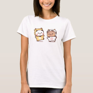 Bear and Panda Bubu Dudu Balloon T-shirt