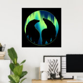 Bear Art Print Tribal Bear Poster Imprimer LG (Bureau à domicile)