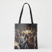 Bear Art Sac fourre-tout Danse Ours Sac d'achat (Devant)
