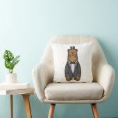 Bear as Groom with Jacket Kussen (Stoel)