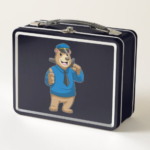 Bear as Police officer with Police hat