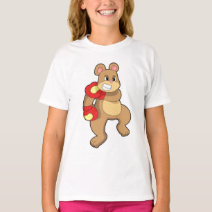 Bear at Boxing with Boxing gloves T-shirt