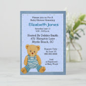 Bear Baby Shower Invitations (Debout devant)