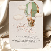 Bear Balloon Livres pour bébés Carte de boîtier