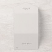 Bear Balloons Baby shower Tous en une invitation (Dehors)