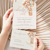 Bear Balloons Baby shower Tous en une invitation