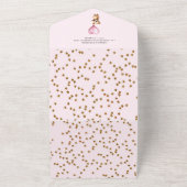 Bear Balloons Baby shower Tous en une invitation (Dehors)