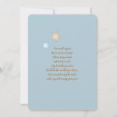 Bear Balloons Boy Baby shower Invitation (Dos)