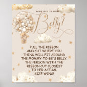 Bear Balloons How Big is Mommy's Belly Game Poster (Devant)