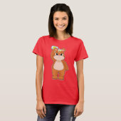 Bear Beach Sunscreen Summer T-shirt (Voorkant volledig)