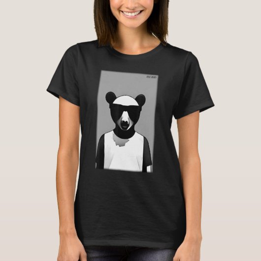 Bear Bear Sunglasses Wildlife Animals Zoo Forest T-shirt (Voorkant)