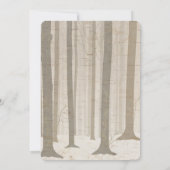 Bear Birch 1er Anniversaire Invitation (Dos)