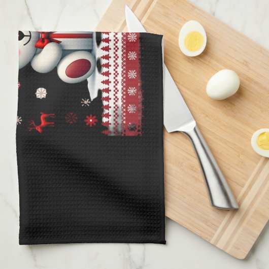 Bear Christmas Christmas (4) Theedoek (Quarter Fold)