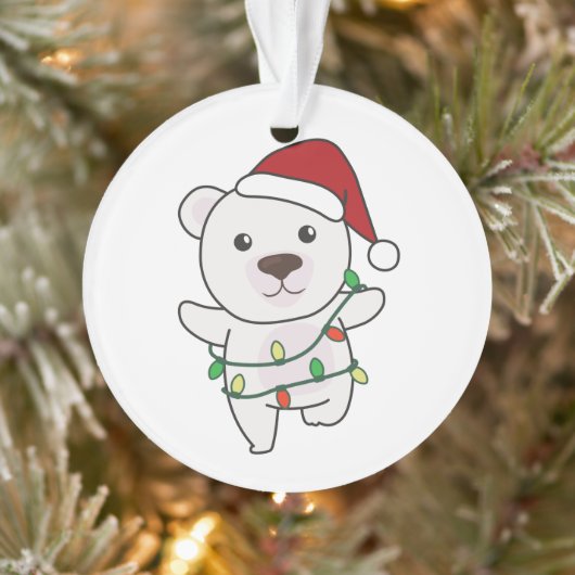 Bear Christmas Winter Animals Polar Bears (Arbre)