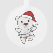 Bear Christmas Winter Animals Polar Bears (devant)