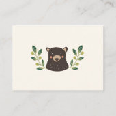 Bear Cub | Cartes de conseil maman (Dos)