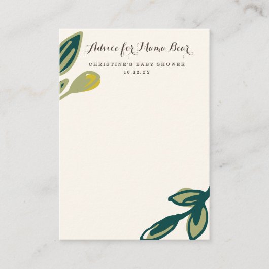 Bear Cub | Cartes de conseil maman (Devant)